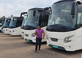 Bussen naar Spanje
